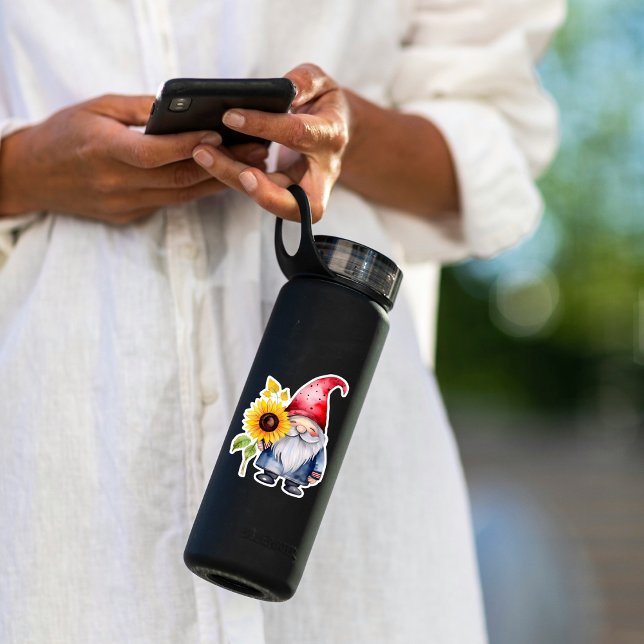 Autocollant Gnome & Tournesol (Créateur téléchargé)