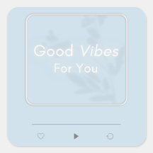 Autocollant 'Good Vibes'