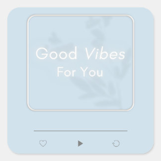 Autocollant 'Good Vibes'