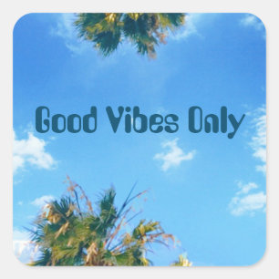 Autocollant Good Vibes uniquement