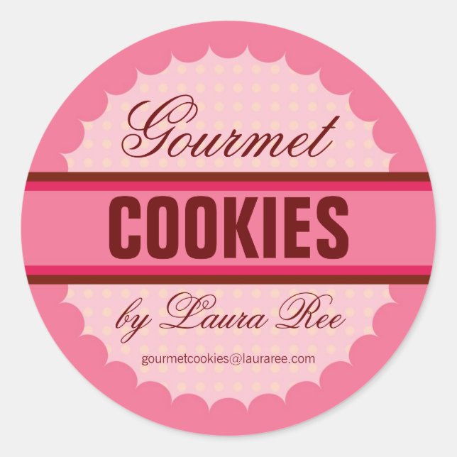 Autocollant Gourmet Cookie (Devant)