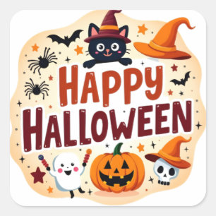 Autocollant Halloween mignon