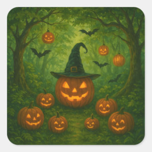 Autocollant Halloween qui se fond dans la nature