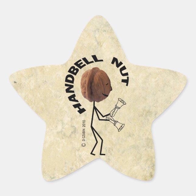 Autocollant Handbell Nut Star (Devant)