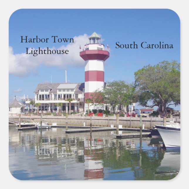Autocollant Harbour Town Lighthouse (Devant)