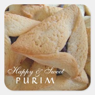 Autocollant heureux de Purim