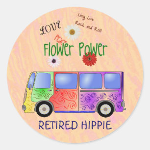 Autocollant HIPPIE RETIRÉ