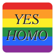 autocollant homo yes