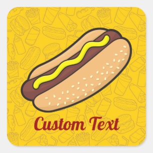 Autocollant Hotdog