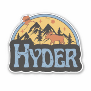 Autocollant Hyder, Alaska