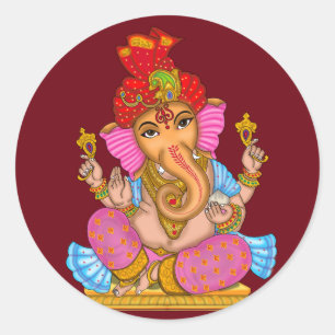 Autocollant Imperméable Brillant Seigneur Ganesha
