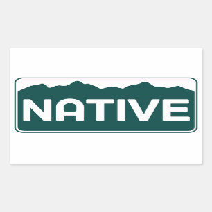 Autocollant indigène du Colorado