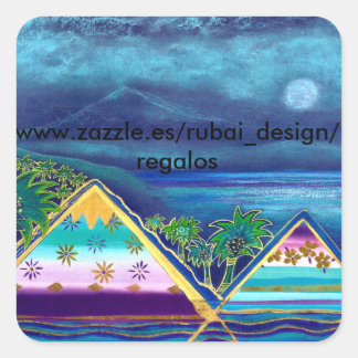 Autocollant individualisé "Paradise Island"