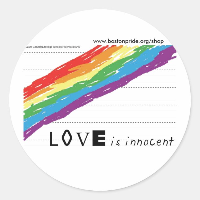 Autocollant innocent grand (Devant)