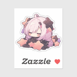 Autocollant inspiré par Anime