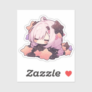 Autocollant inspiré par Anime