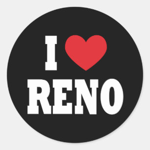 Autocollant J'aime Reno