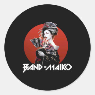 Autocollant japonais Geisha