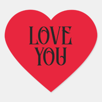 Autocollant Je t'aime