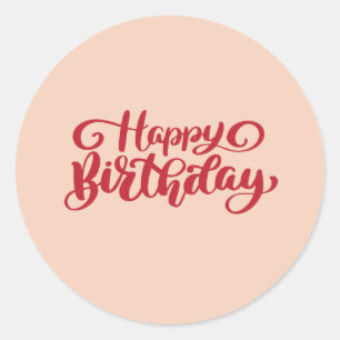 Autocollant joyeux anniversaire
