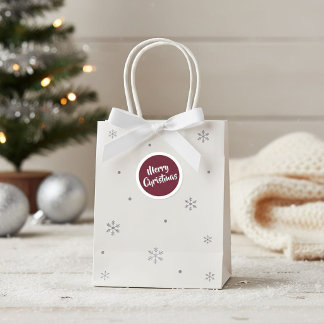 Autocollant Joyeux Noël Cranberry Profond