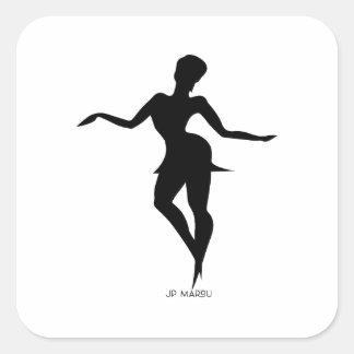 Autocollant JP MAROU Activewear | Logo de danse et