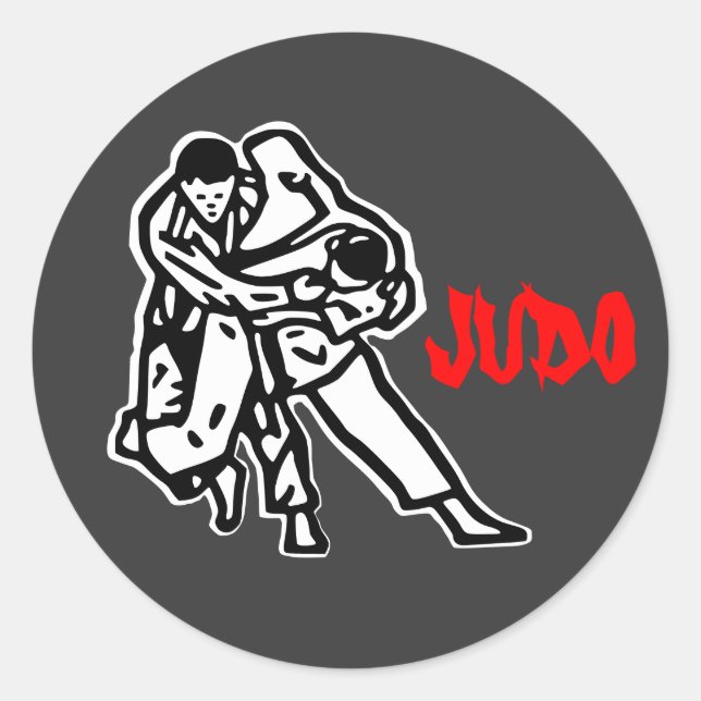 autocollant judo Harai goshi (Devant)