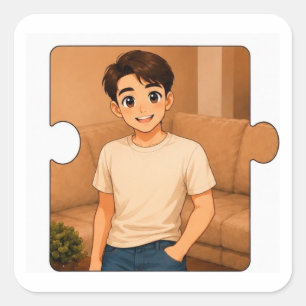 Autocollant Kawaii pour la famille assortie