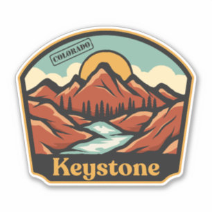 Autocollant Keystone, Colorado