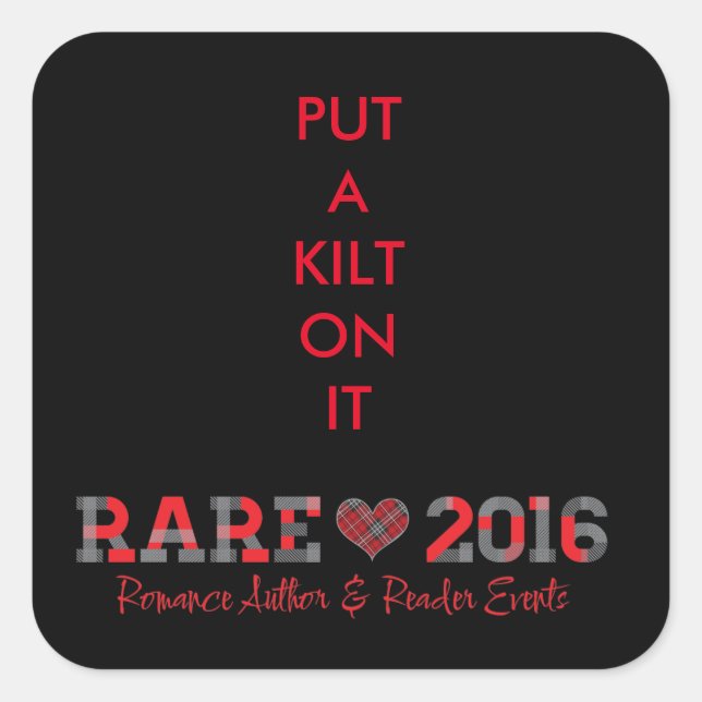 autocollant kilt (Devant)