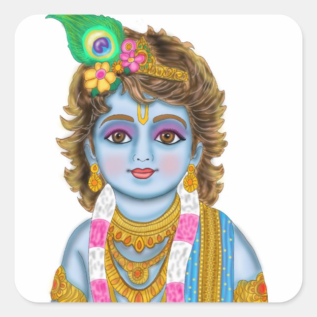 Autocollant Krishna enfant (Devant)
