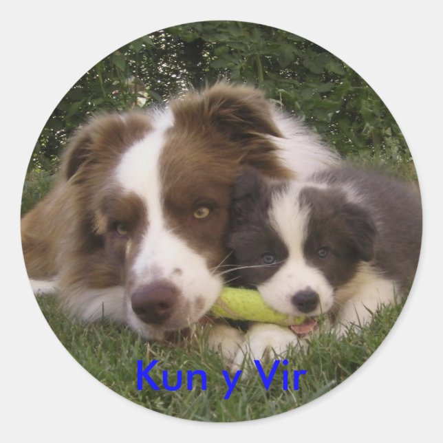 Autocollant Kun et Vir (Devant)