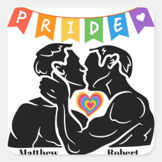Autocollant LGBTQ+ personnalisé, autocollant de fi
