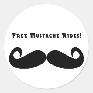 Autocollant libre de la Moustache