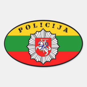 Autocollant Lietuvos Policija