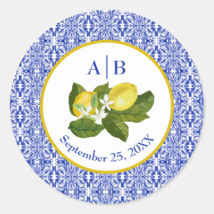 Autocollant Limone I Citron Italien & Carrelage Bl
