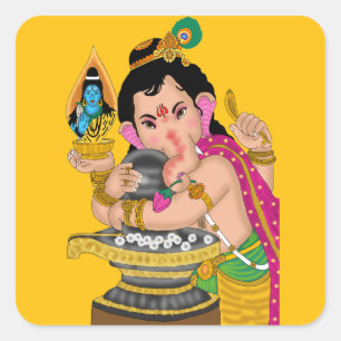 Autocollant Lord Ganesha