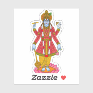 Autocollant Lord Vishnu
