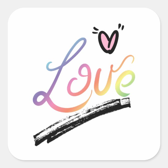 Autocollant Love (Devant)