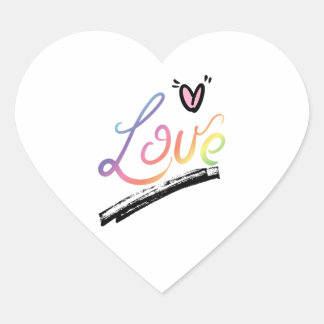 Autocollant Love Heart Sticker