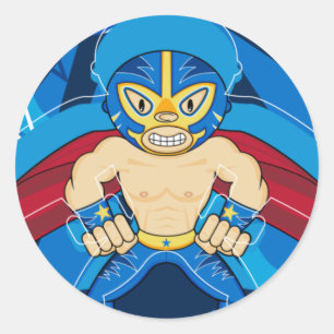 Autocollant Luchador mexicain