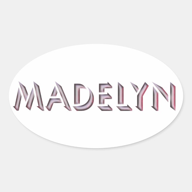 Autocollant Madelyn (Devant)