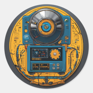 Autocollant magnétique électrique