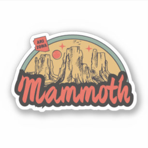 Autocollant Mammoth, Arizona