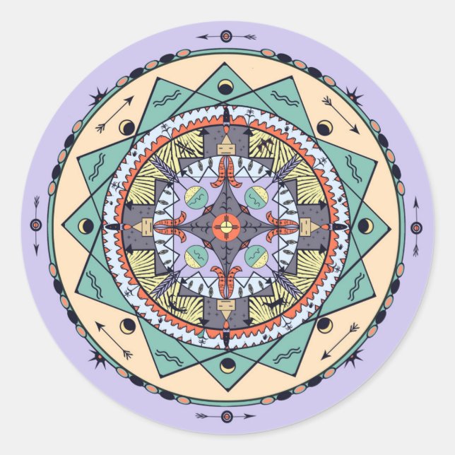 Autocollant Mandala (Devant)