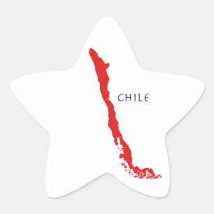 Autocollant Mapa Chili 1