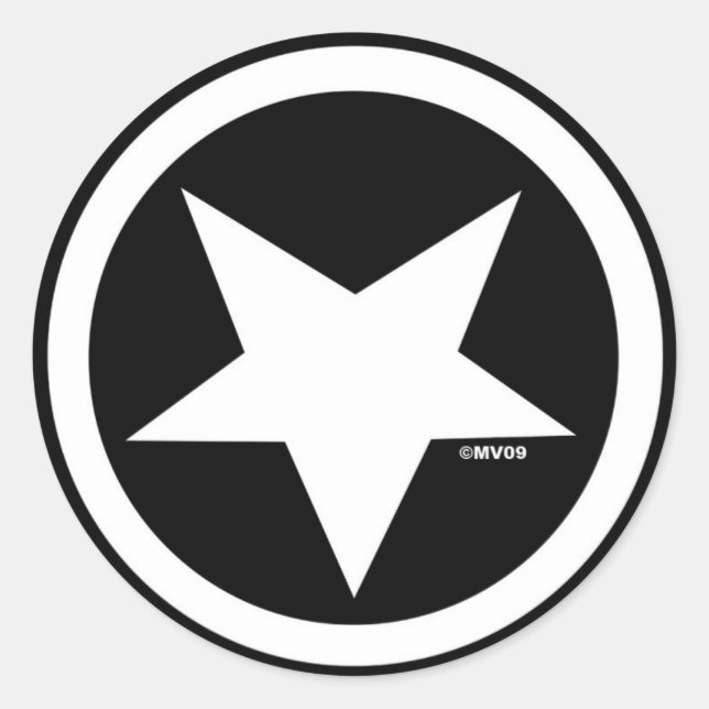 Autocollant Marc Vachon BLACKSTAR (Devant)