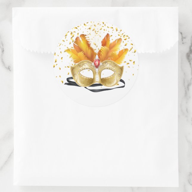 Autocollant Mardi Gras (Sac)