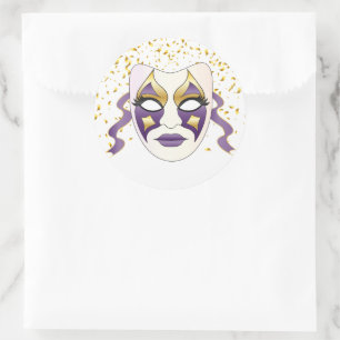 Autocollant Mardi Gras