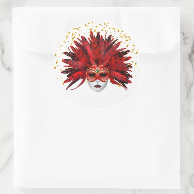 Autocollant Mardi Gras (Sac)